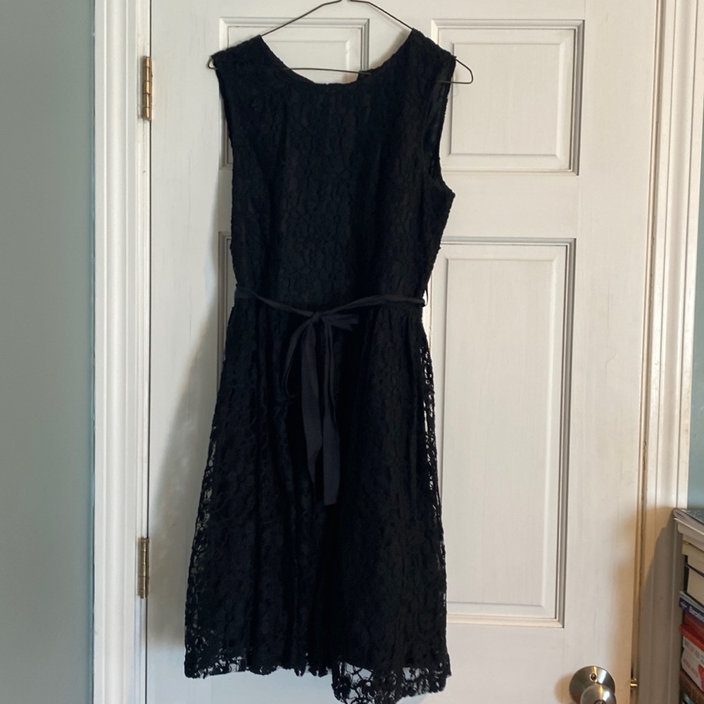 Black lace dress